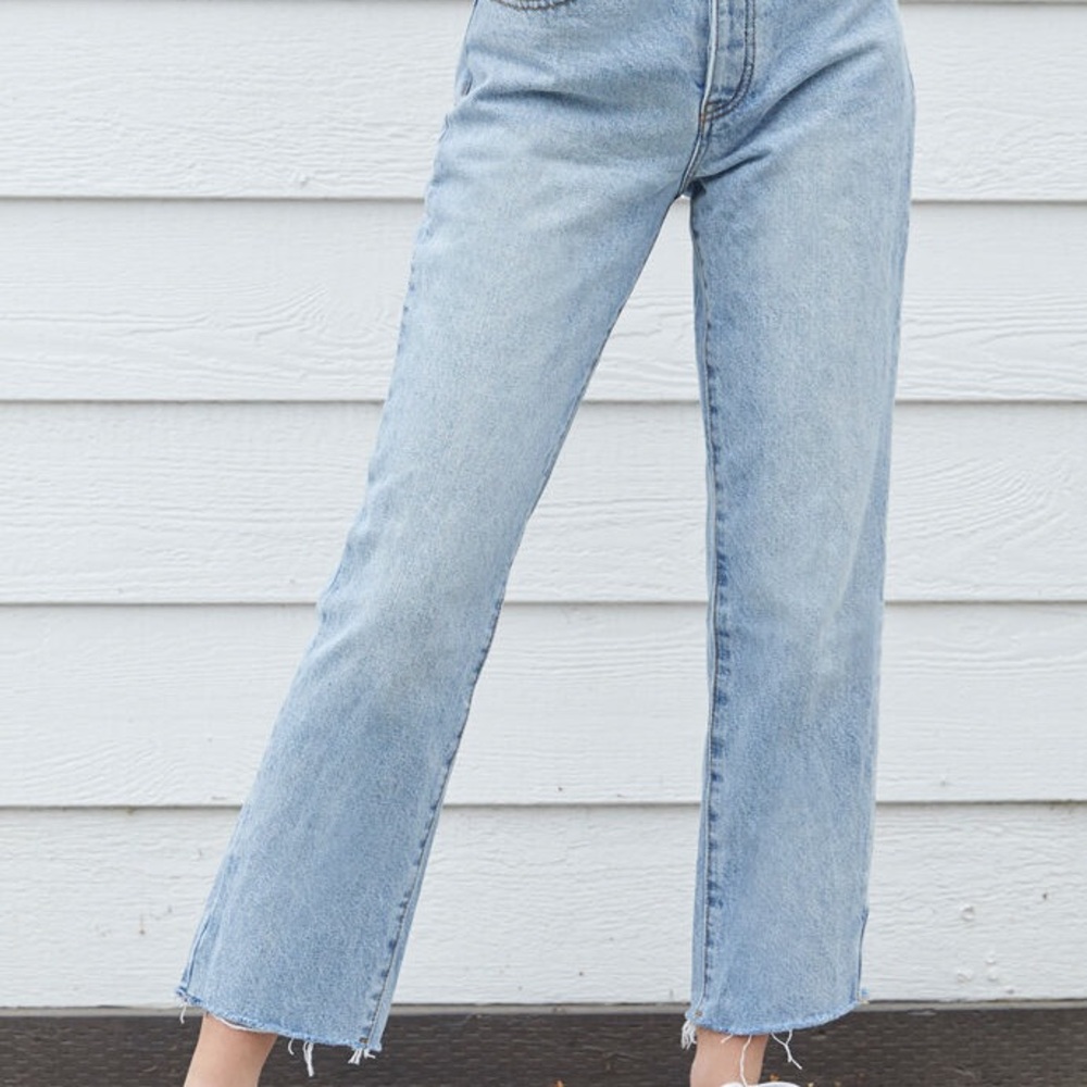 John Galt Light Wash Denim Jeans